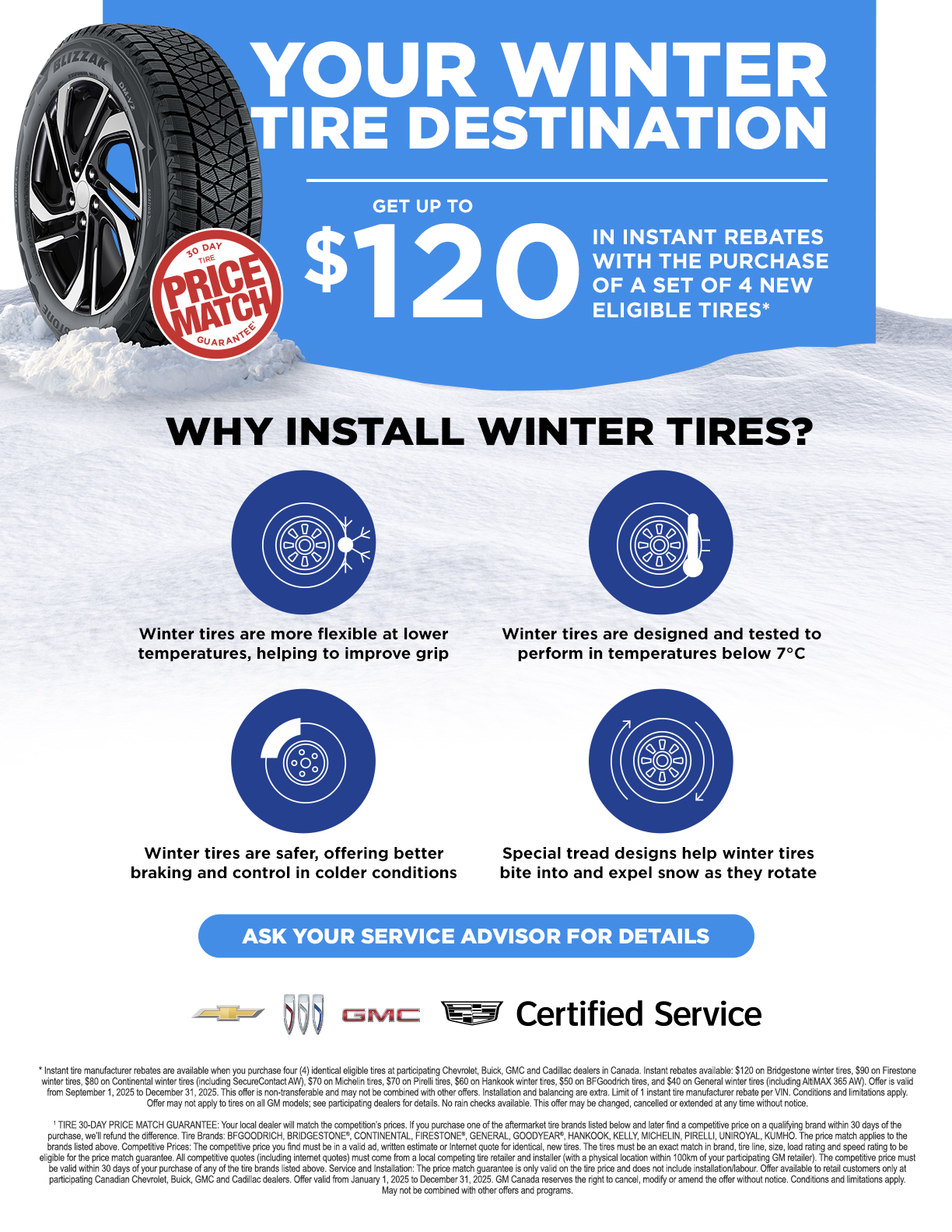 Up to $120 Instant Rebates